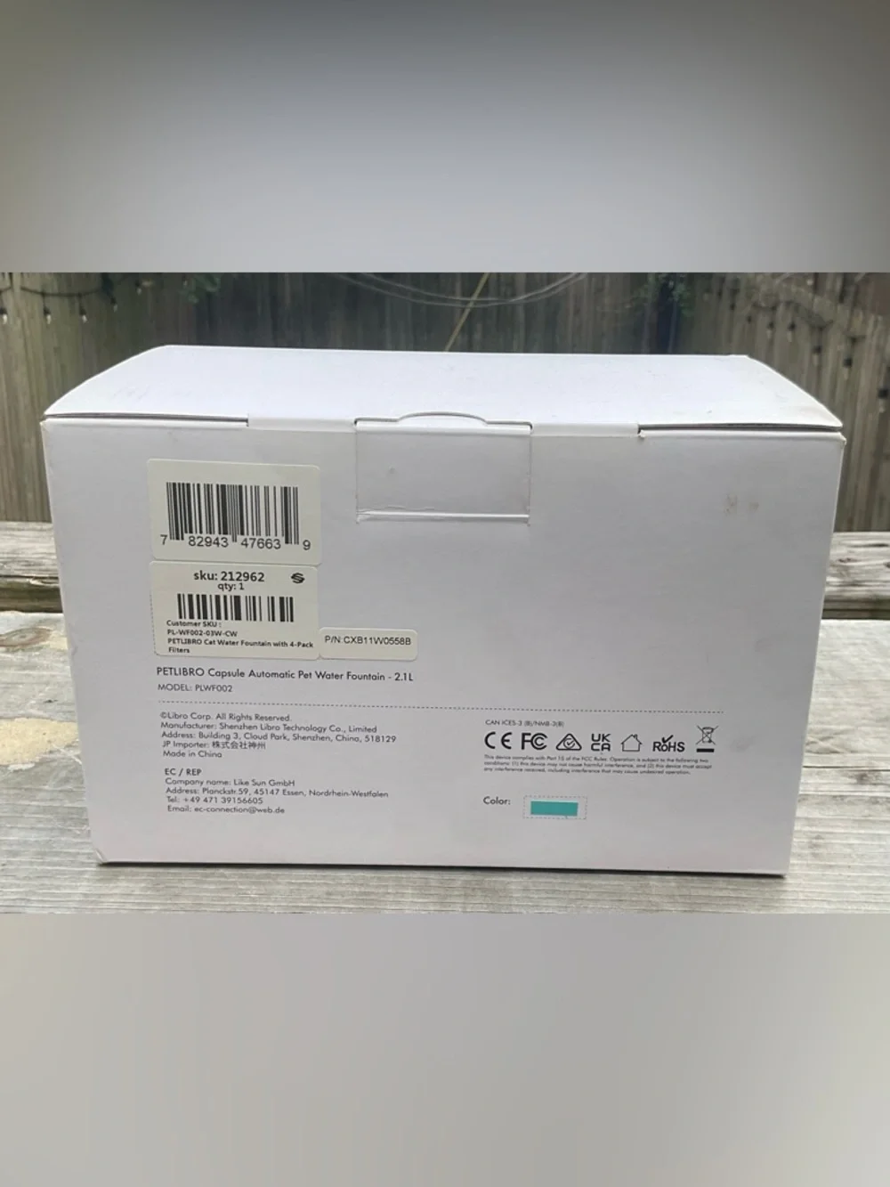 CAPSULE Automatic Pet Water Fountain